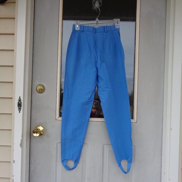 NWT vintage light blue stirup pant - Picture 9 of 11